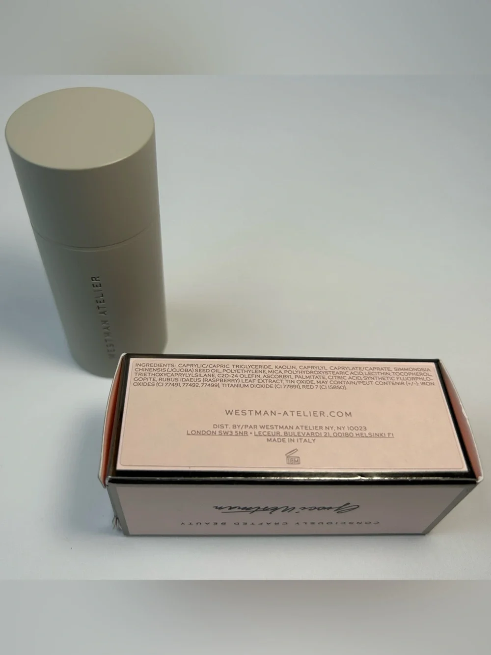 NWT🌷Westman Atelier Baby Cheeks Blush Stick in Chouchette - Nude Peach